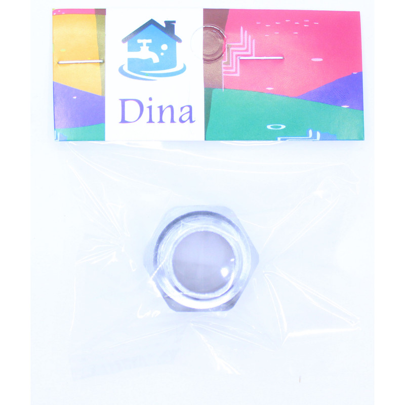 تبدیل شلنگ به شیر سرویس بهداشتی دینا مدل DN-hexagon بسته 5 عددی